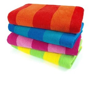 KAUFMAN • Multi Colored Beach Towels • Large •